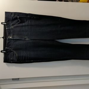 2xTall high waisted (rise) dark wash skinny jeans (2pairs)